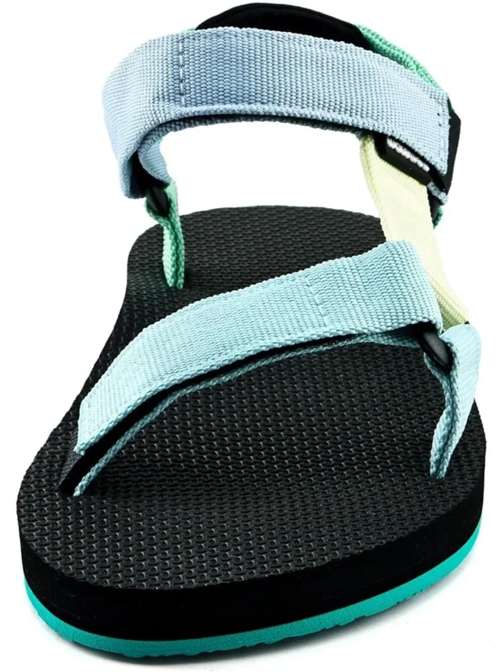 Women's Yellow Blue Hiking Sandals with-Arch-Support Webbing-Outdoor Beach Water